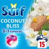 Surf 3 in 1 Laundry Washing Detergent Capsules Coconut Bliss 15 Washes