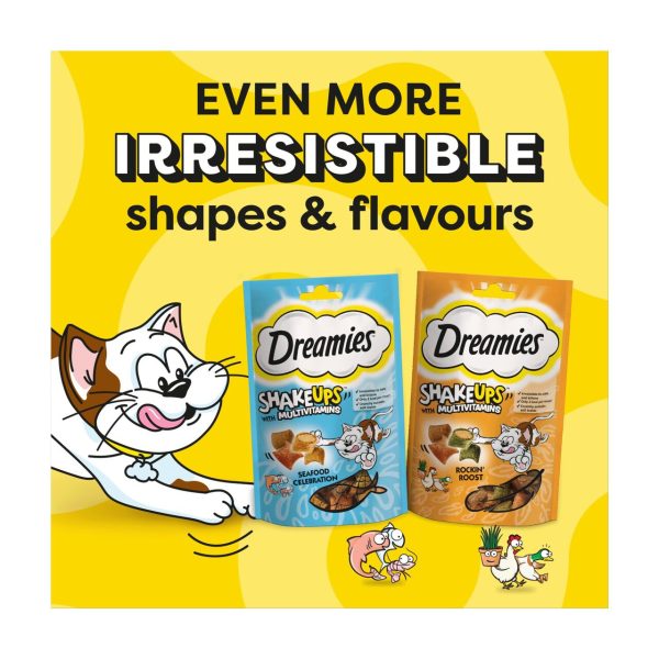 Dreamies Shakeups Seafood Celebrations Cat Treats