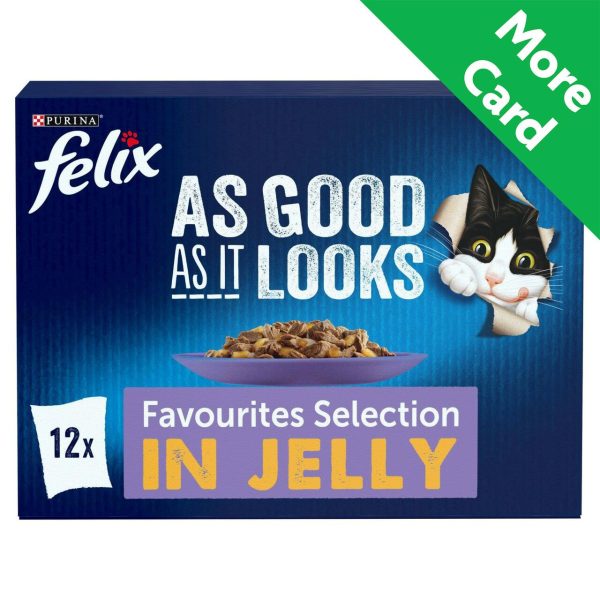 Felix As Good As It Looks Favourites Selection in Jelly Wet Cat Food