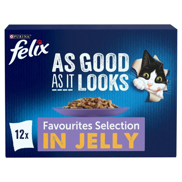 Felix As Good As It Looks Favourites Selection in Jelly Wet Cat Food