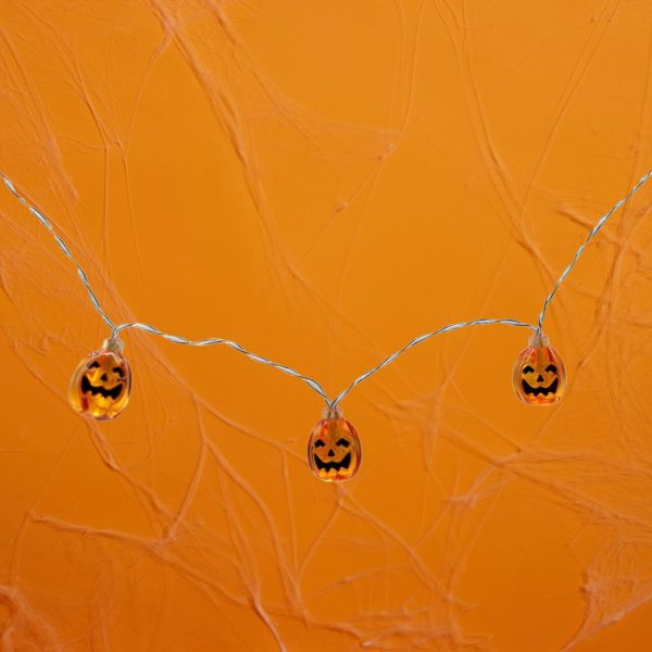 Morrisons Halloween Battery Operated Pumpkin String Lights