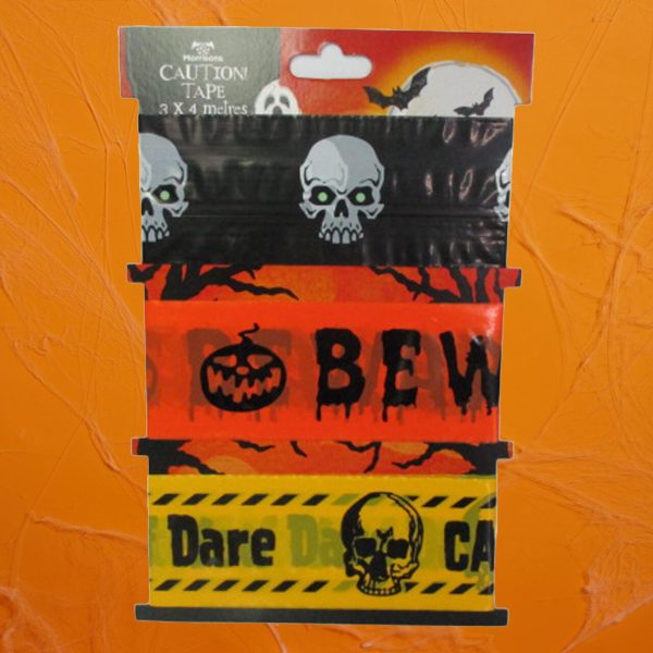 Morrisons Halloween Caution Tape Design 2