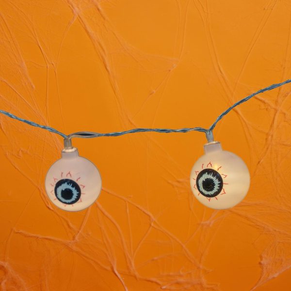 Morrisons Halloween Eyeballs String Lights Battery Operated