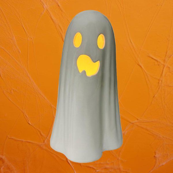 Morrisons Halloween LED Ceramic Ghost Decoration