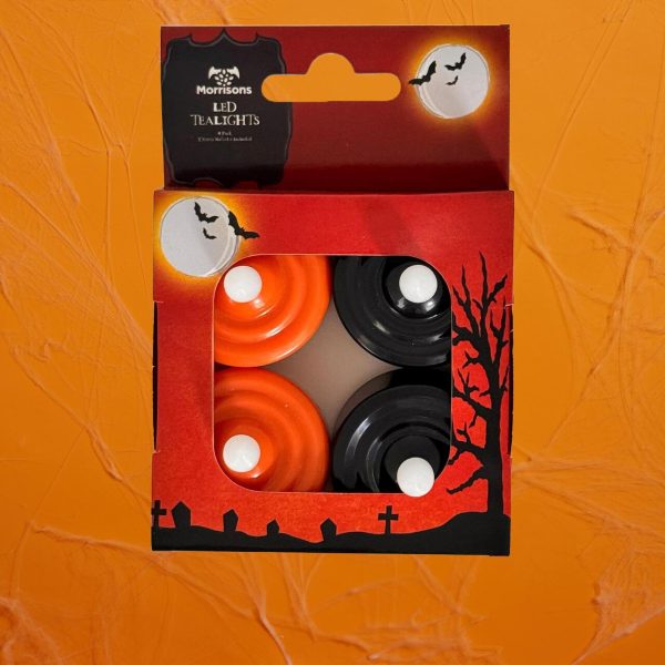 Morrisons Halloween LED Tealights