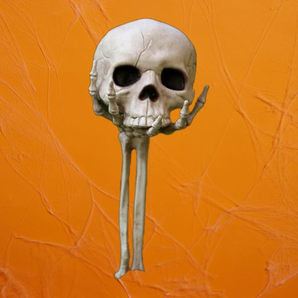 Morrisons Halloween Skull Lawn Stake