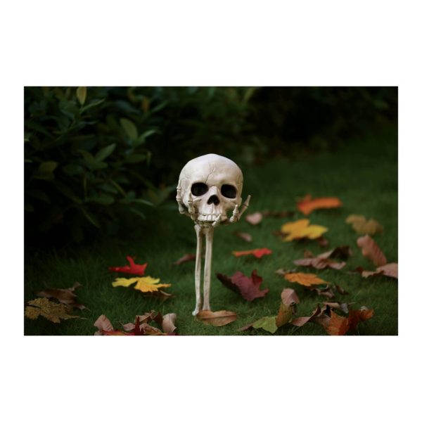 Morrisons Halloween Skull Lawn Stake