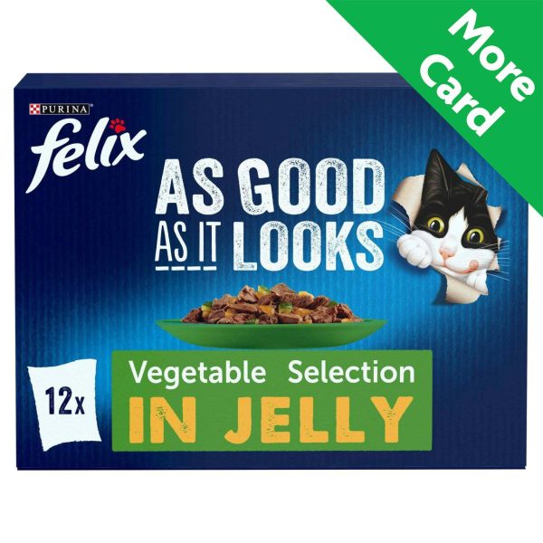 Felix As Good As It Looks Vegetable In Jelly Wet Cat Food