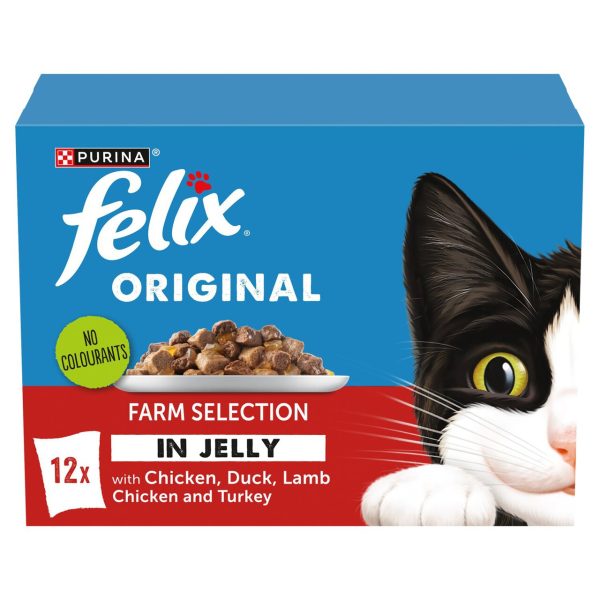 Felix Original Farm Selection In Jelly Wet Cat Food