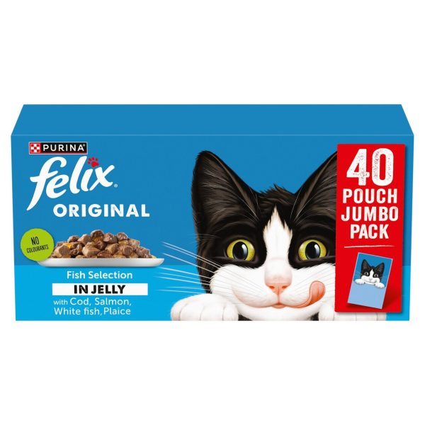 Felix Original Fish Selection In Jelly Wet Cat Food