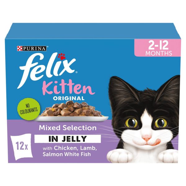 Felix Original Kitten Mixed Selection In Jelly Wet Cat Food