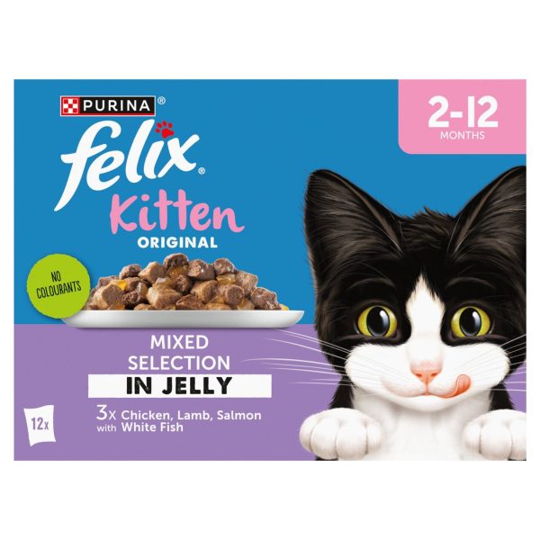 Felix Original Kitten Mixed Selection In Jelly Wet Cat Food