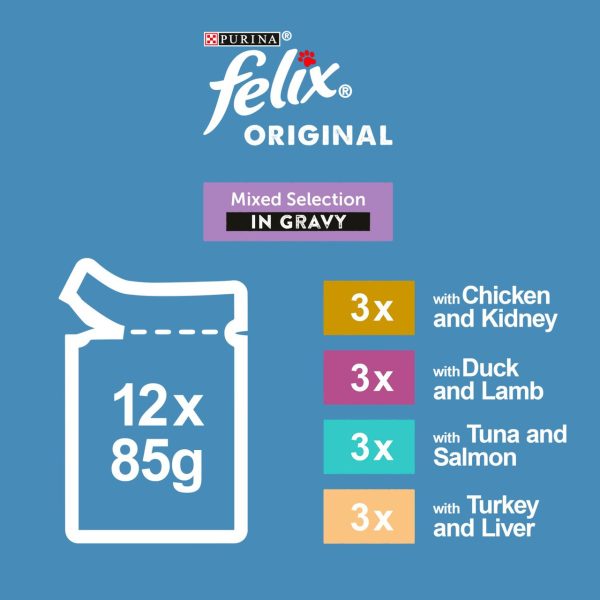 Felix Original Mixed Selection In Gravy Wet Cat Food