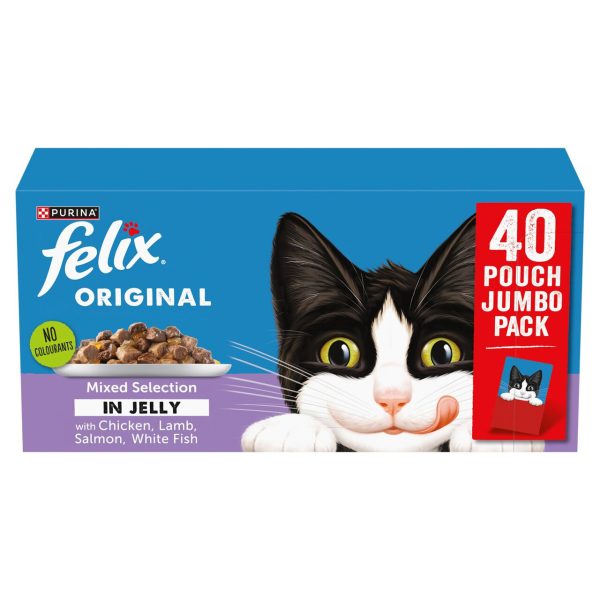 Felix Original Mixed Selection In Jelly Wet Cat Food