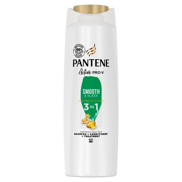 Pantene Pro-V Smooth & Sleek 3in1 Shampoo + Conditioner +Treatment