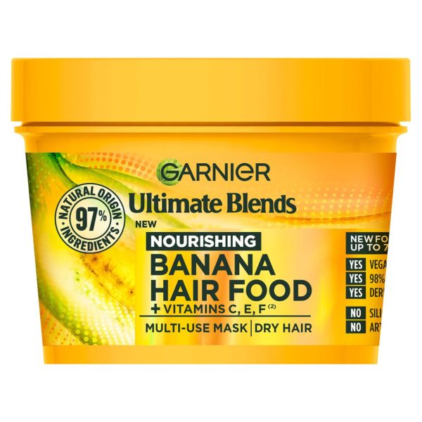 Garnier Ultimate Blends Hair Food Banana 3 In 1 Dry Hair Mask