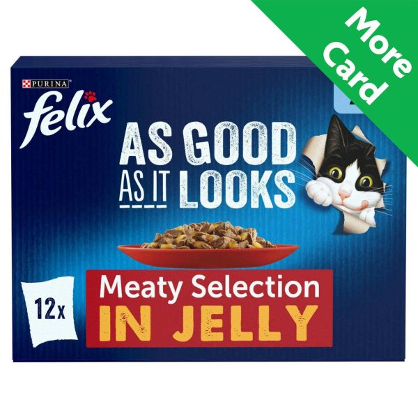 Felix Senior 7+ As Good As It Looks Meat Selection in Jelly