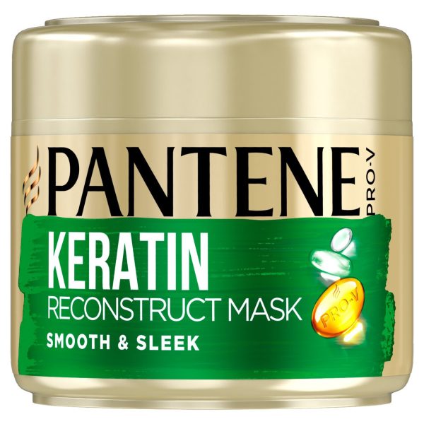 Pantene Smooth & Sleek Keratin Hair Mask For Frizzy and Dull Hair