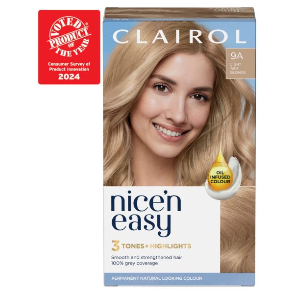 Nice 'N Easy Permanent Colour 102 Natural Light Ash Blonde Hair Dye