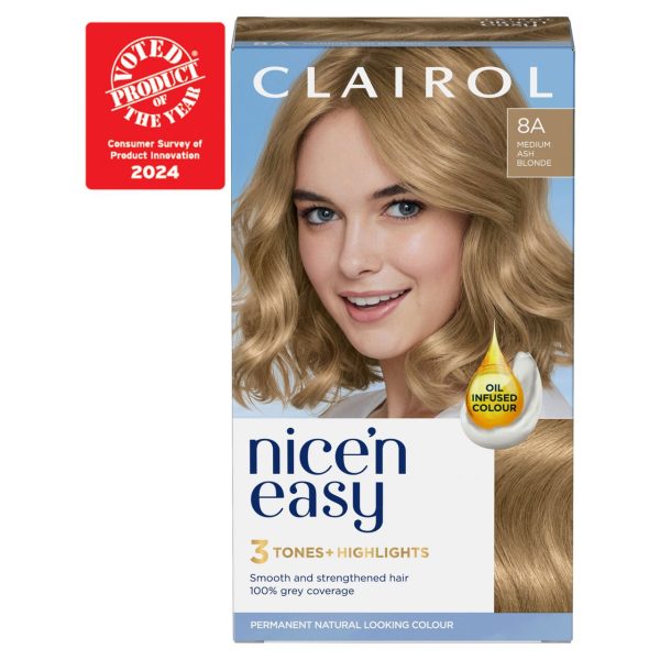 Nice 'N Easy Permanent Colour 106 Natural Medium Ash Blonde Hair Dye