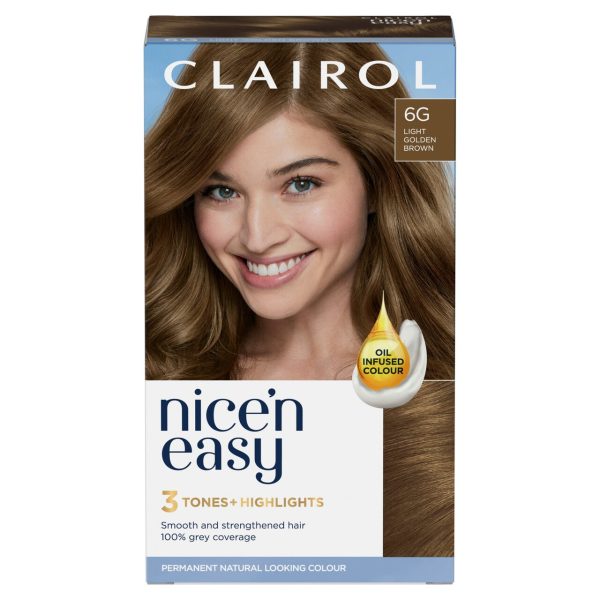 Nice 'N Easy Permanent Colour 6G Natural Light Golden Brown (116A) Hair Dye