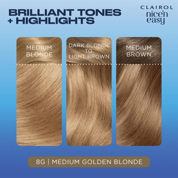 Nice 'N Easy Permanent Colour Natural Honey Blonde 8G Hair Dye