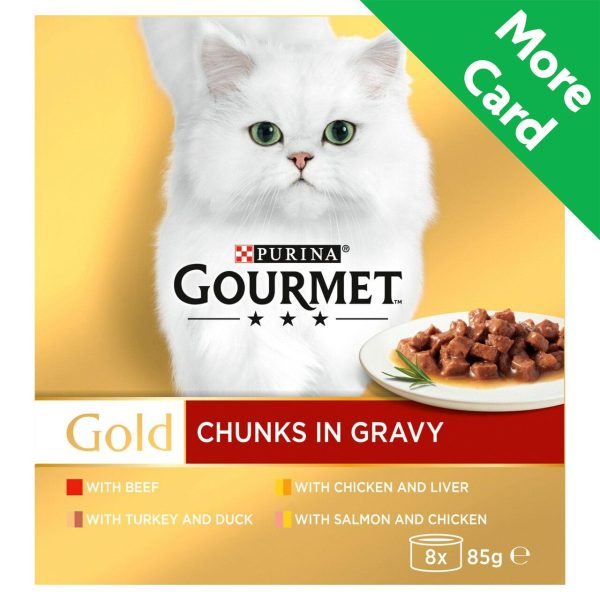 Gourmet Gold Chunks In Gravy Gravy Collection Wet Cat Food