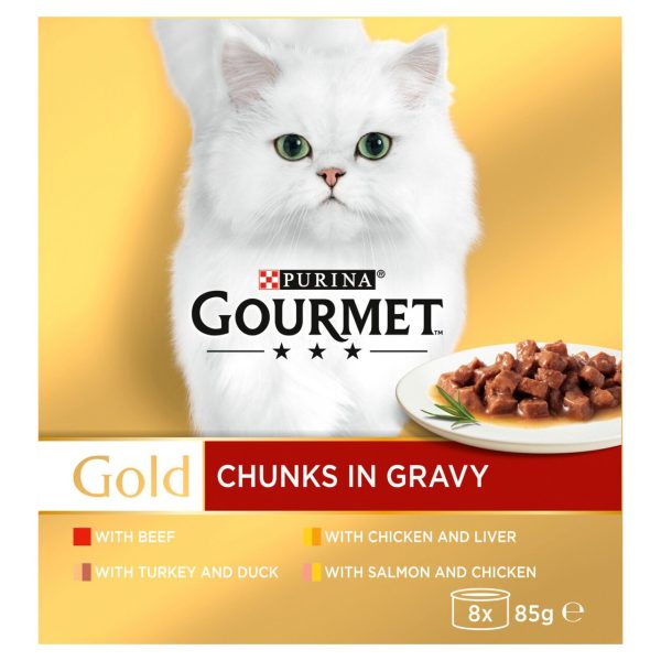 Gourmet Gold Chunks In Gravy Gravy Collection Wet Cat Food