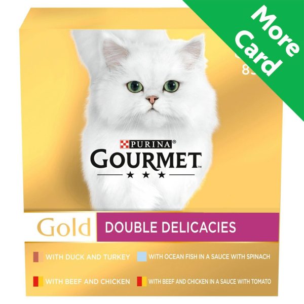 Gourmet Gold Double Delicacies Wet Cat Food