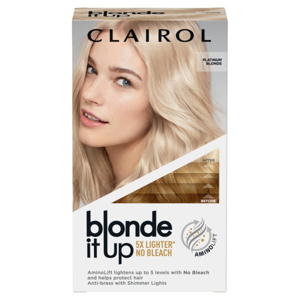 Clairol Blonde It Up Permanent Hair Dye Platinum Blonde