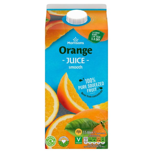 Morrisons 100% Smooth Orange Fruit Juice