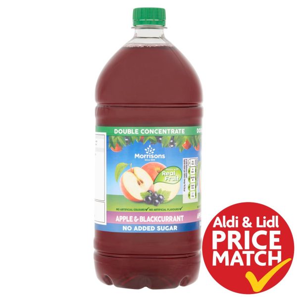 No Added Sugar Apple & Blackcurrant Double Concentrate Squash