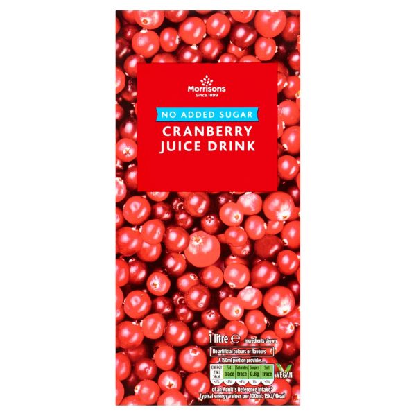 No Added Sugar Cranberry Juice Drink