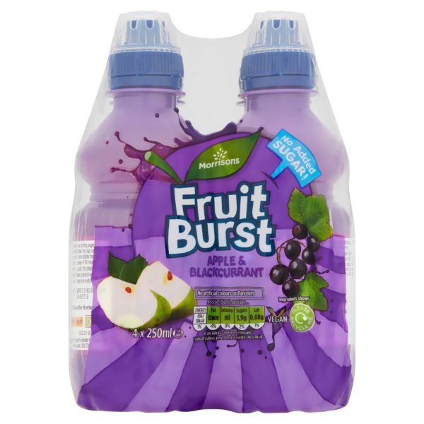 No Added Sugar Fruit Burst Apple & Blackcurrant Juice Drink