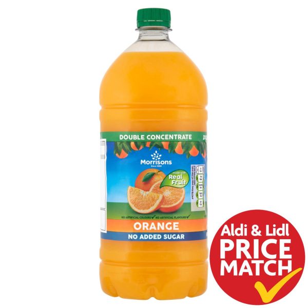 No Added Sugar Orange Double Concentrate Squash