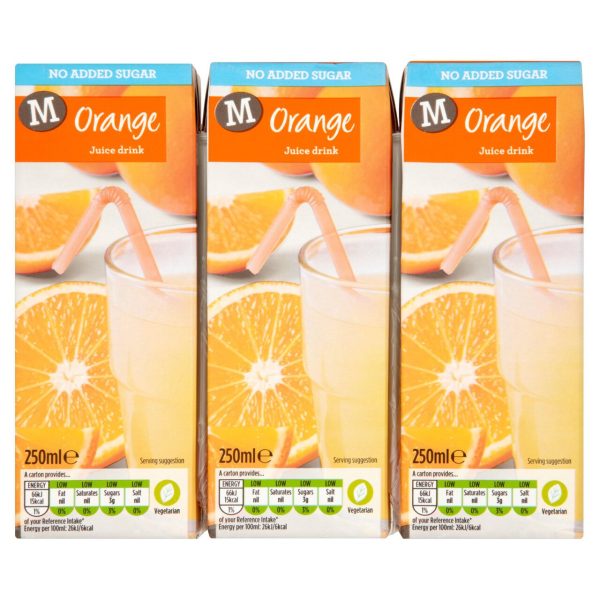 No Added Sugar Orange Juice Drink