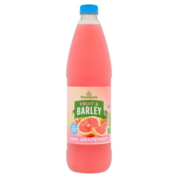 No Added Sugar Pink Grapefruit Fruit & Barley Squash