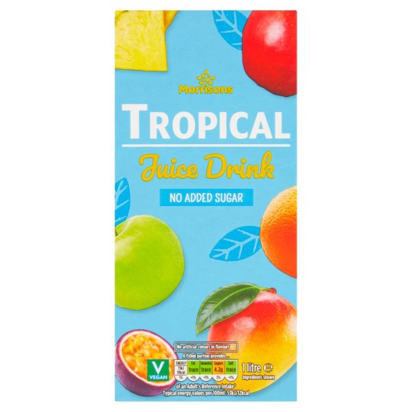 No Added Sugar Tropical Juice Drink