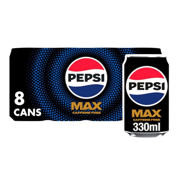 Pepsi Max No Caffeine No Sugar Cola Cans