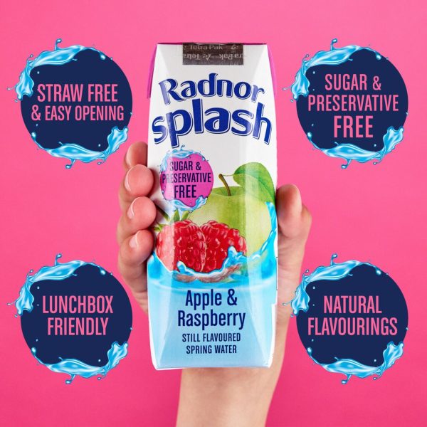 Radnor Splash Apple And Raspberry Flavoured Water