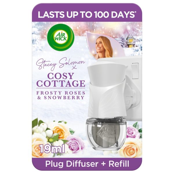 Air Wick Stacey Electrical Kit Cosy Cottage Frosted Roses