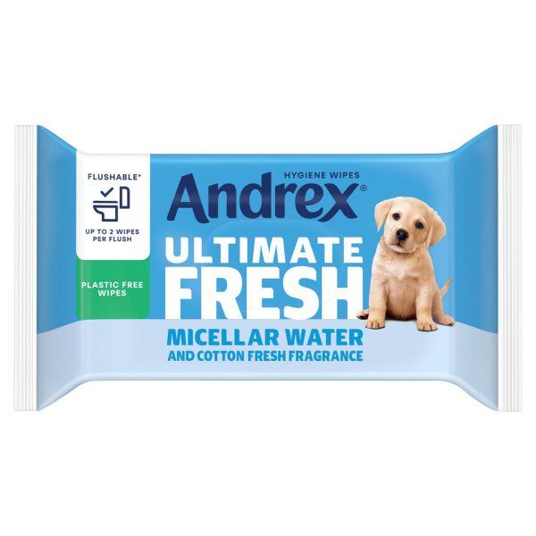 Andrex Ultimate Fresh Moist Toilet Tissue Hygiene Wipes Wipes Pack of 36