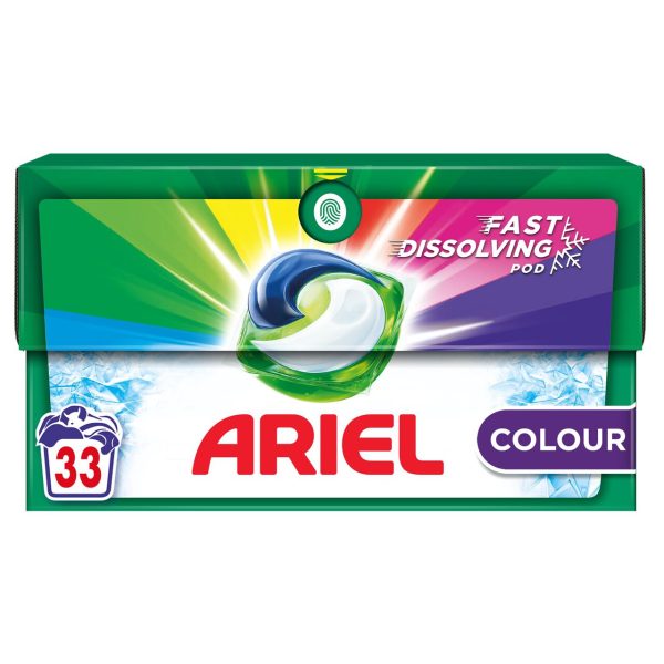 Ariel Colour All-in-1 Pods Washing Capsules pack of 33