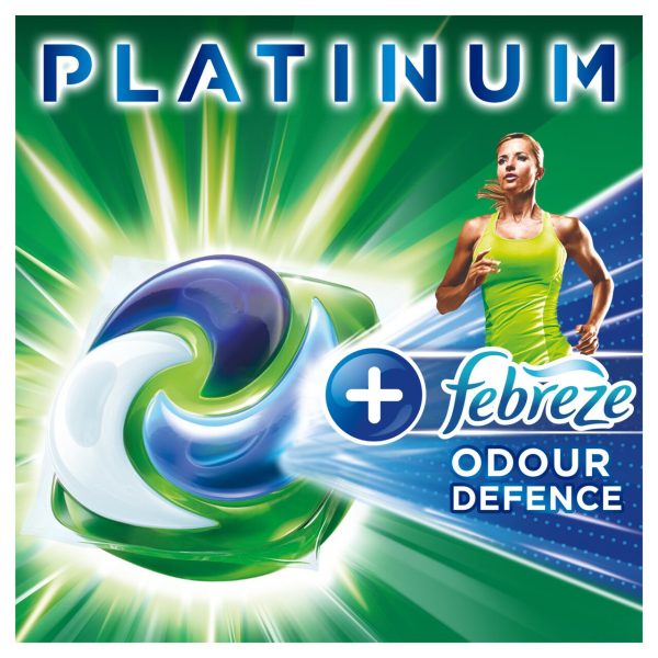 Ariel Platinum + Febreze Odour Defence Washing Capsules pack of 29