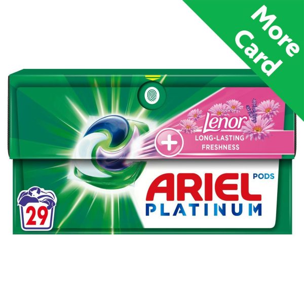 Ariel Platinum + Lenor All-In-1 Washing Capsules pack of 29