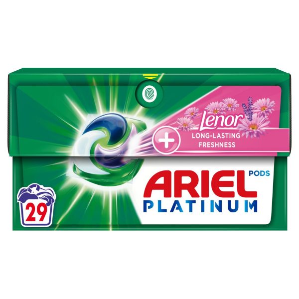 Ariel Platinum + Lenor All-In-1 Washing Capsules pack of 29