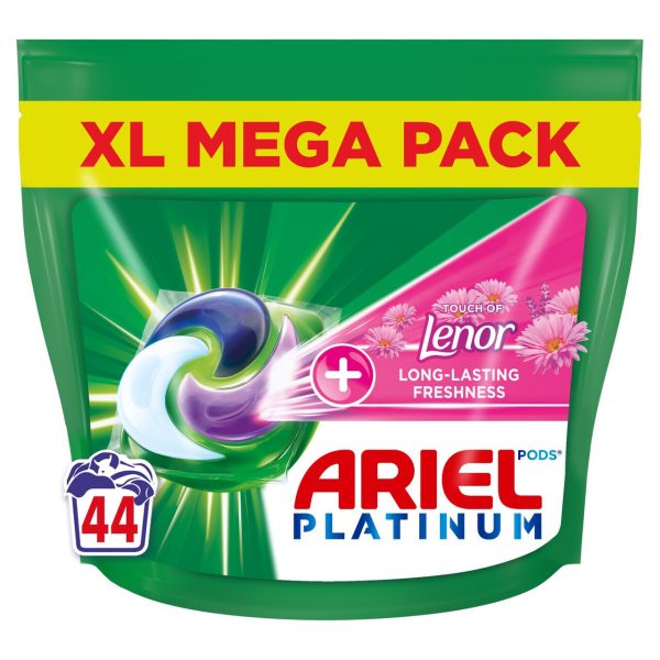 Ariel Platinum + Lenor All-In-1 Washing Capsules pack of 44