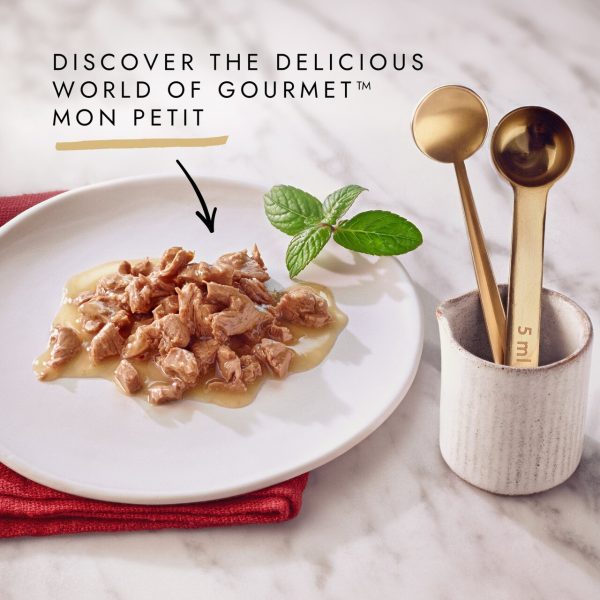 Gourmet Mon Petit Fish Variety Cod, Sardine, Salmon Wet Cat Food