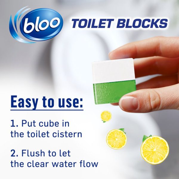 Bloo Toilet Block Lemon 4 x 50g