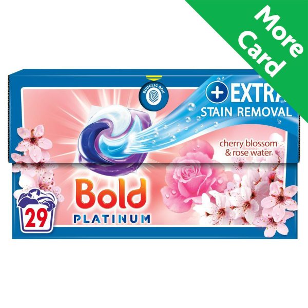 Bold All-In-1 Platinum Pods Cherry Blossom Washing Capsules pack of 29